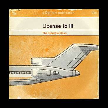 Classic album covers as Penguin paperbacks