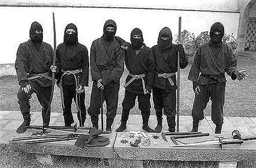 Real ninjas apparently. 