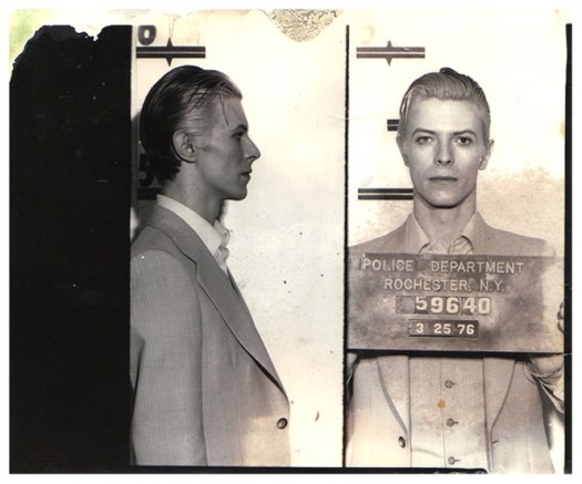 Alleged dangerous pothead David Bowie